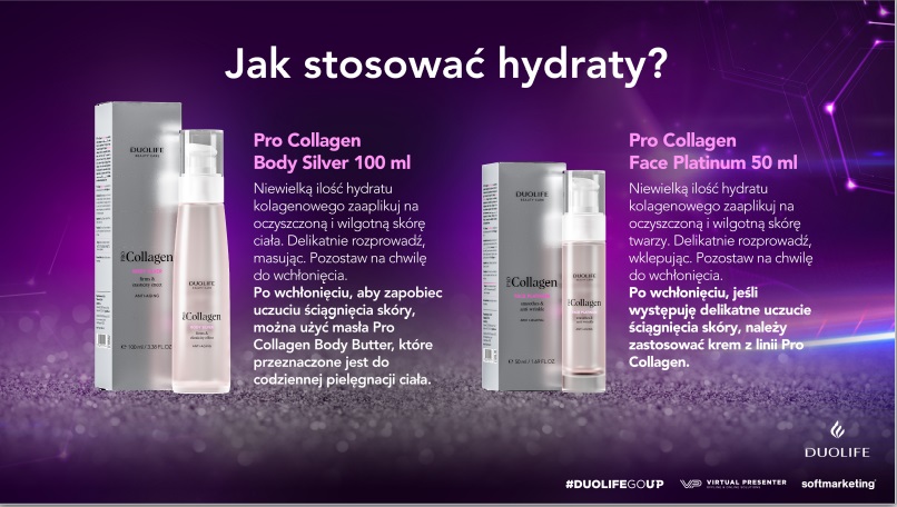 jak stosować hydraty collagenowe duolife